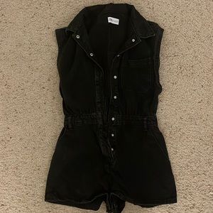 Zara Denim Romper
